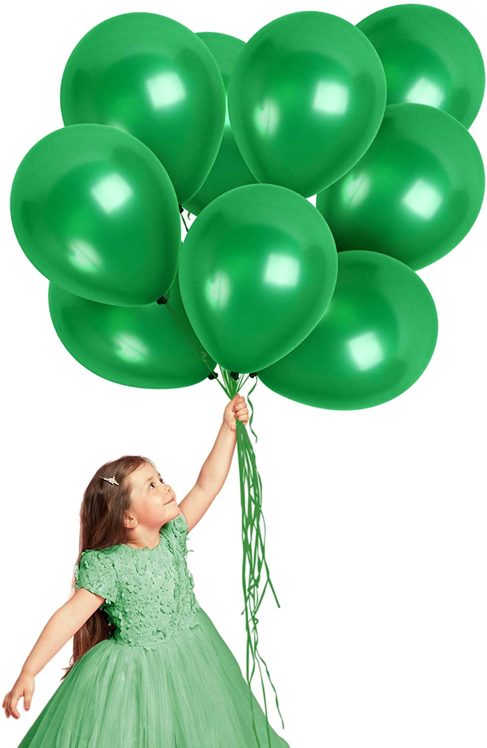 Green Metallic Party Balloons