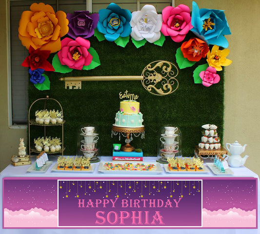 Twinkle Twinkle Little Star Theme Birthday Long Banner for Decoration