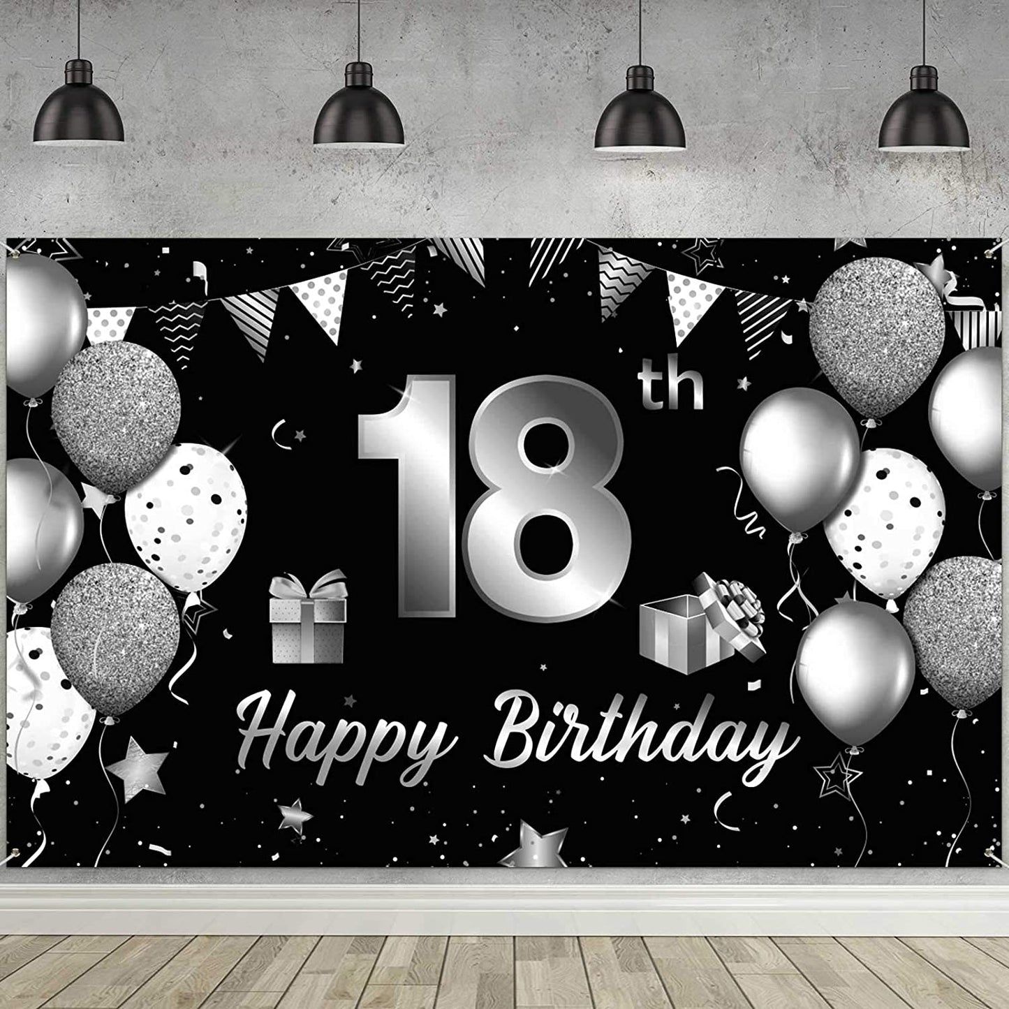 18th Birthday Party Backdrop