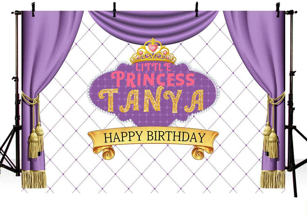 Princess Birthday Party Backdrop