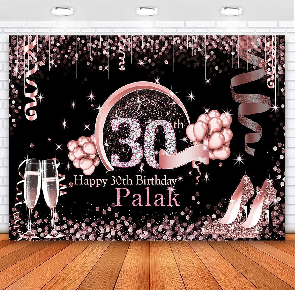 30th Birthday Party Backdrop