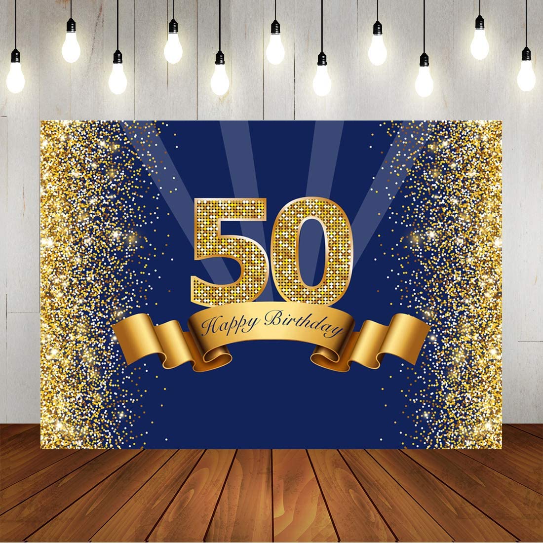 50th Birthday Party Backdrop