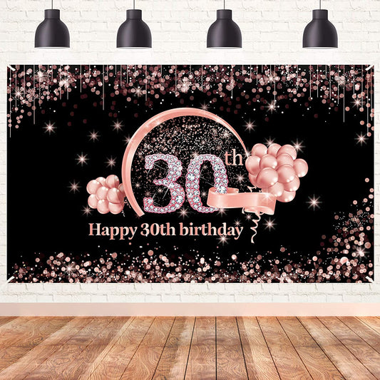 30th Birthday Party Backdrop