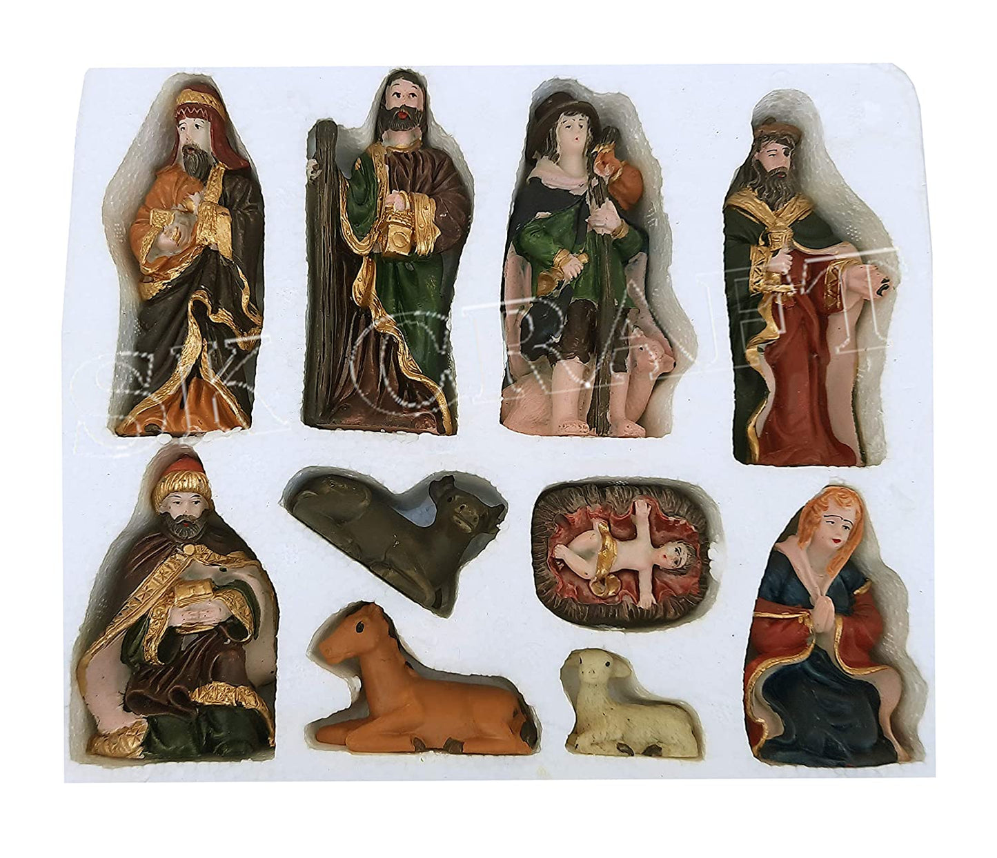 Christmas Nativity Set Crib Set For Christmas (10 Figures)