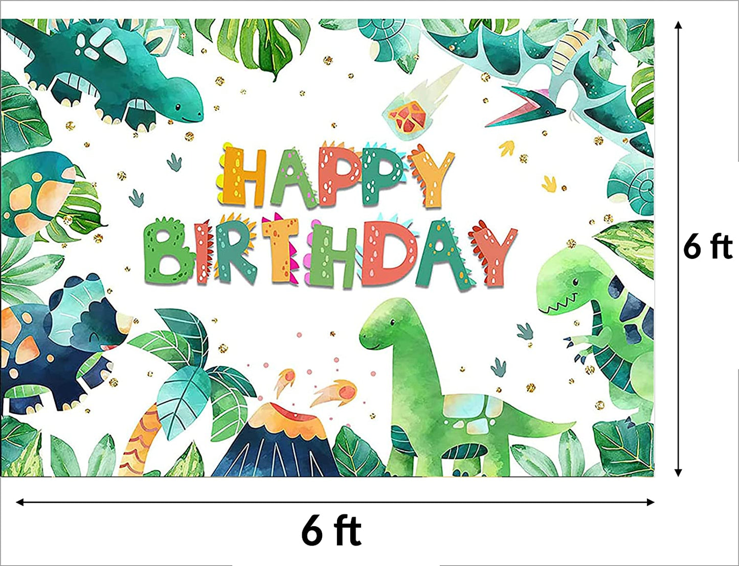 Dinosaur Theme Party Backdrop