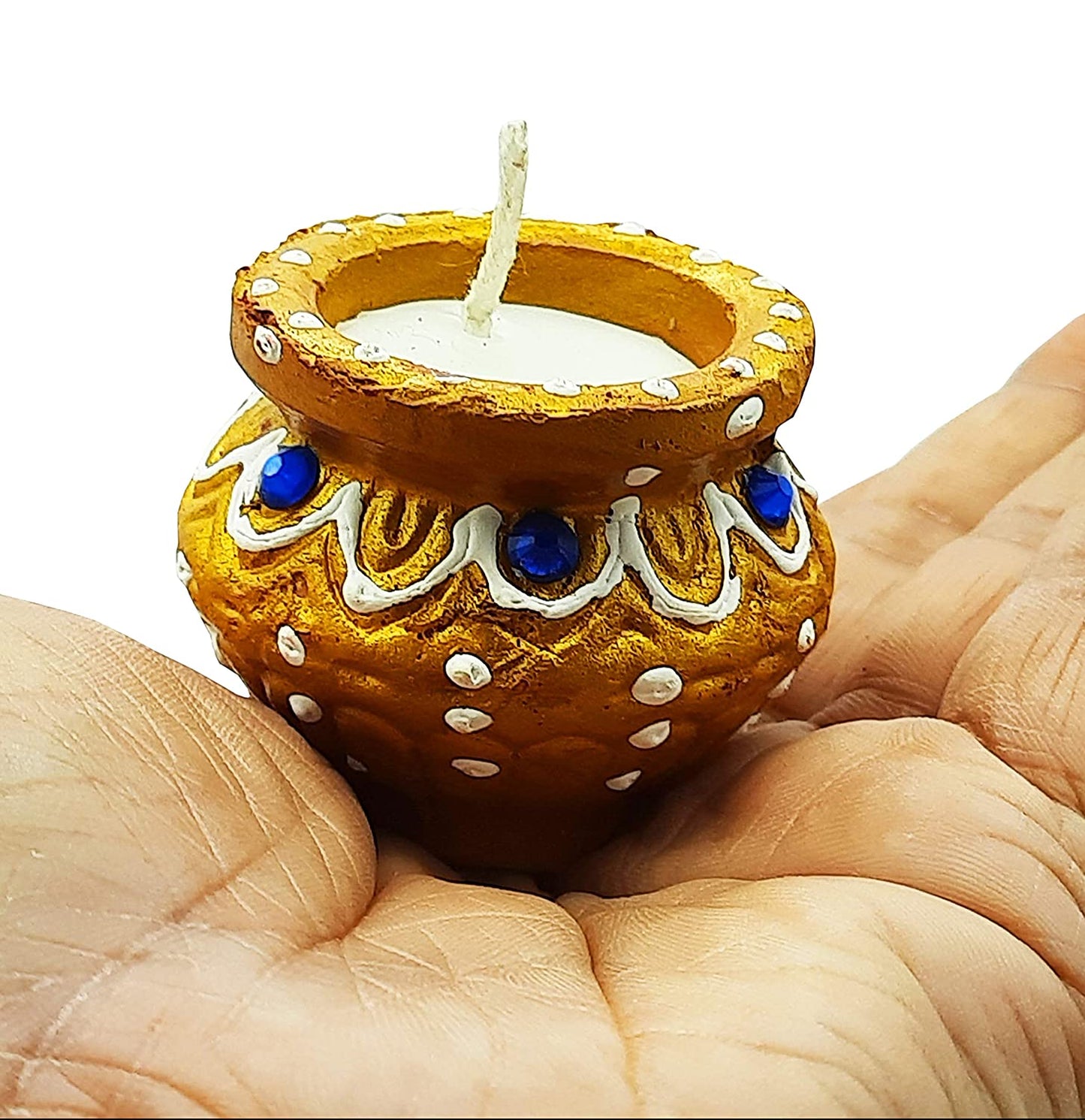 Matka Special Colourful Terracotta Diya