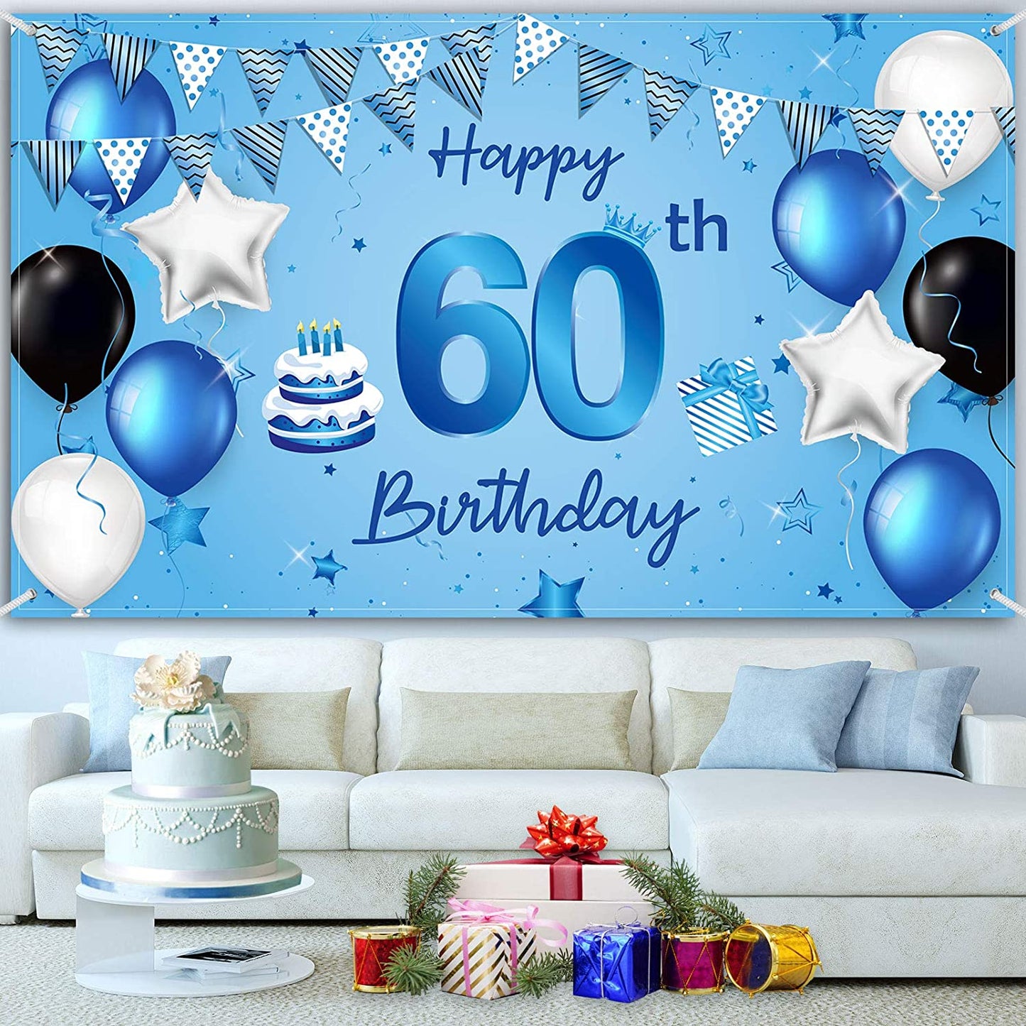 60th Birthday Party Backdrop