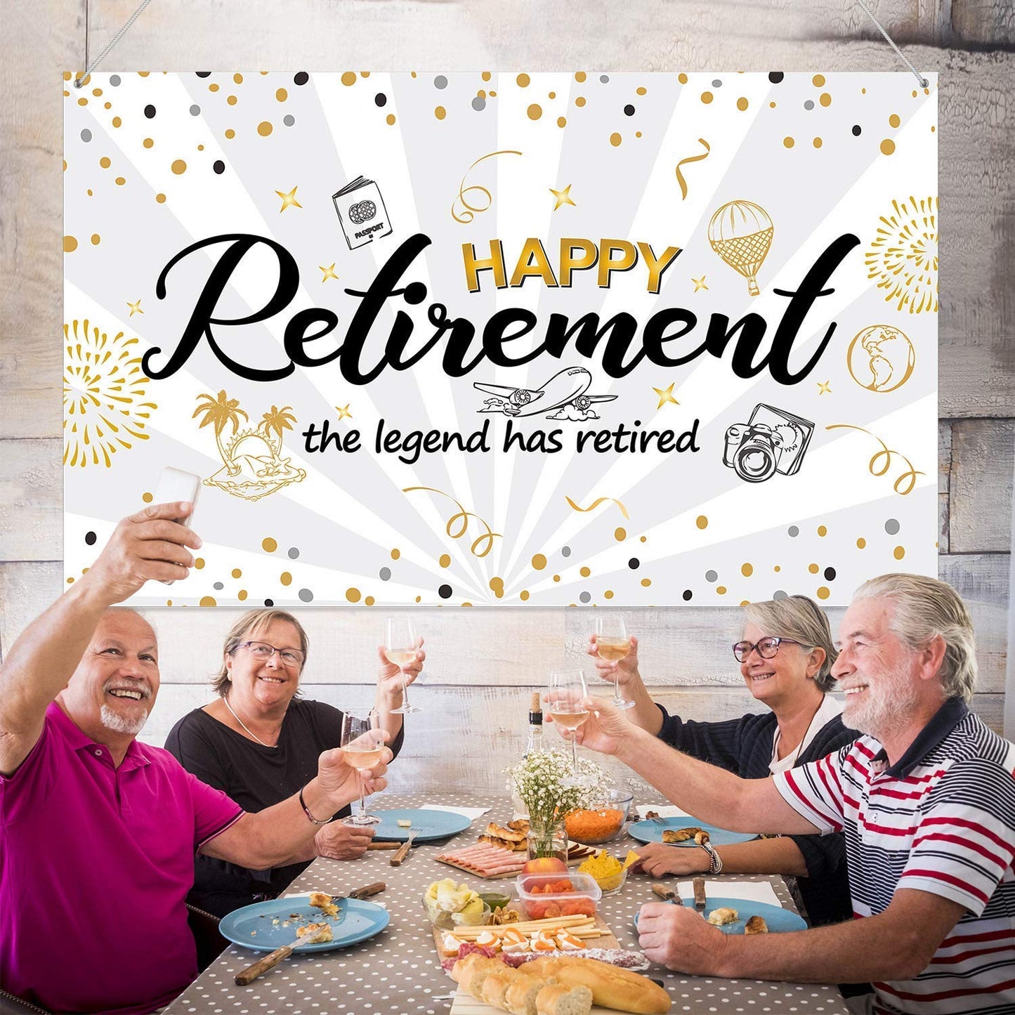 Retirement Party Backdrop