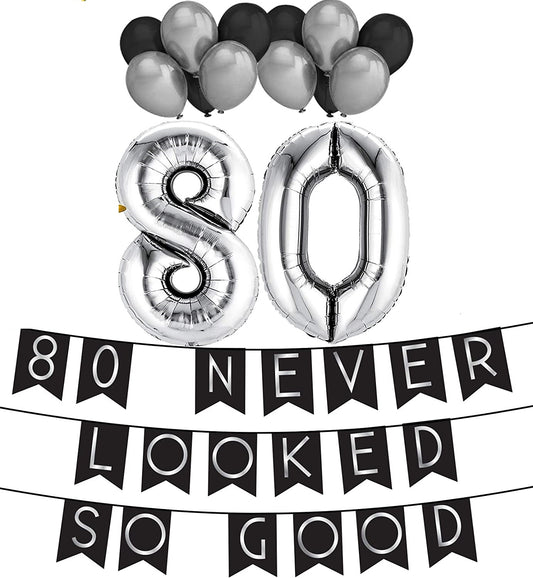 80th Never Looked So Good Birthday Party Pack