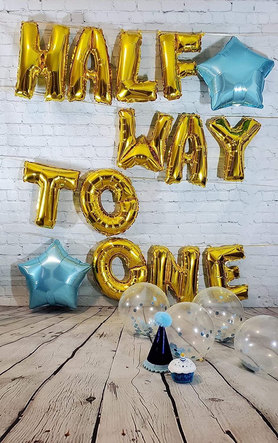 Half Way To One Decorations For Boy