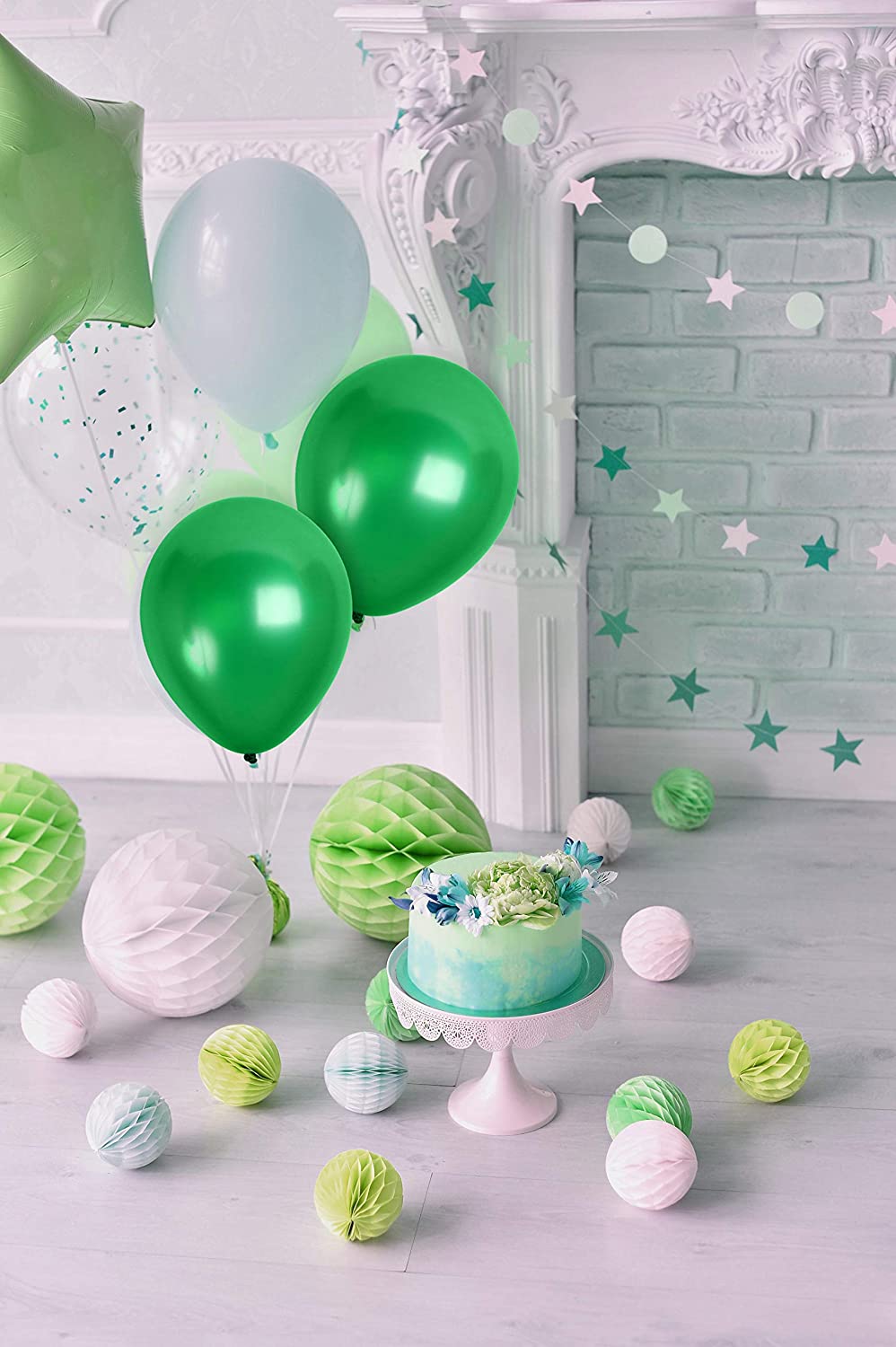 Green Metallic Party Balloons