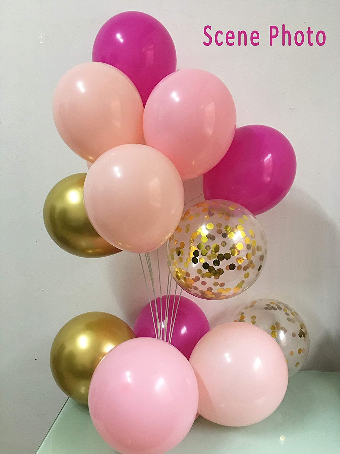 2nd Birthday Decorations Set – Pink+Gold