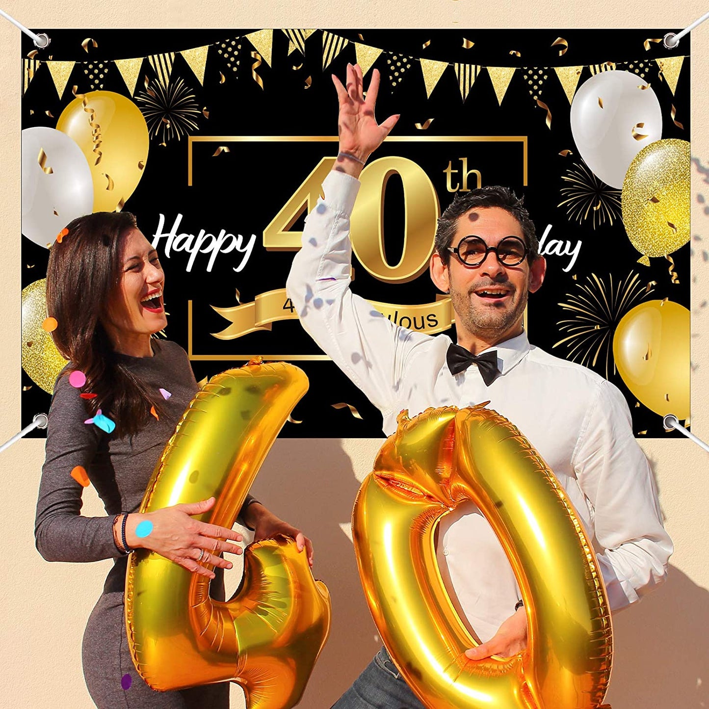 40th Birthday Party Backdrop