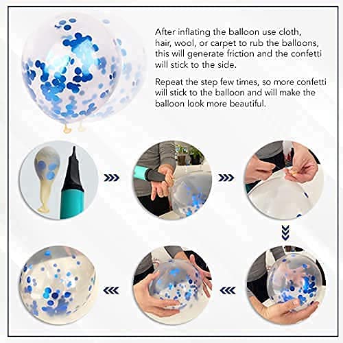 Blue Birthday Decorations for Boys and Men