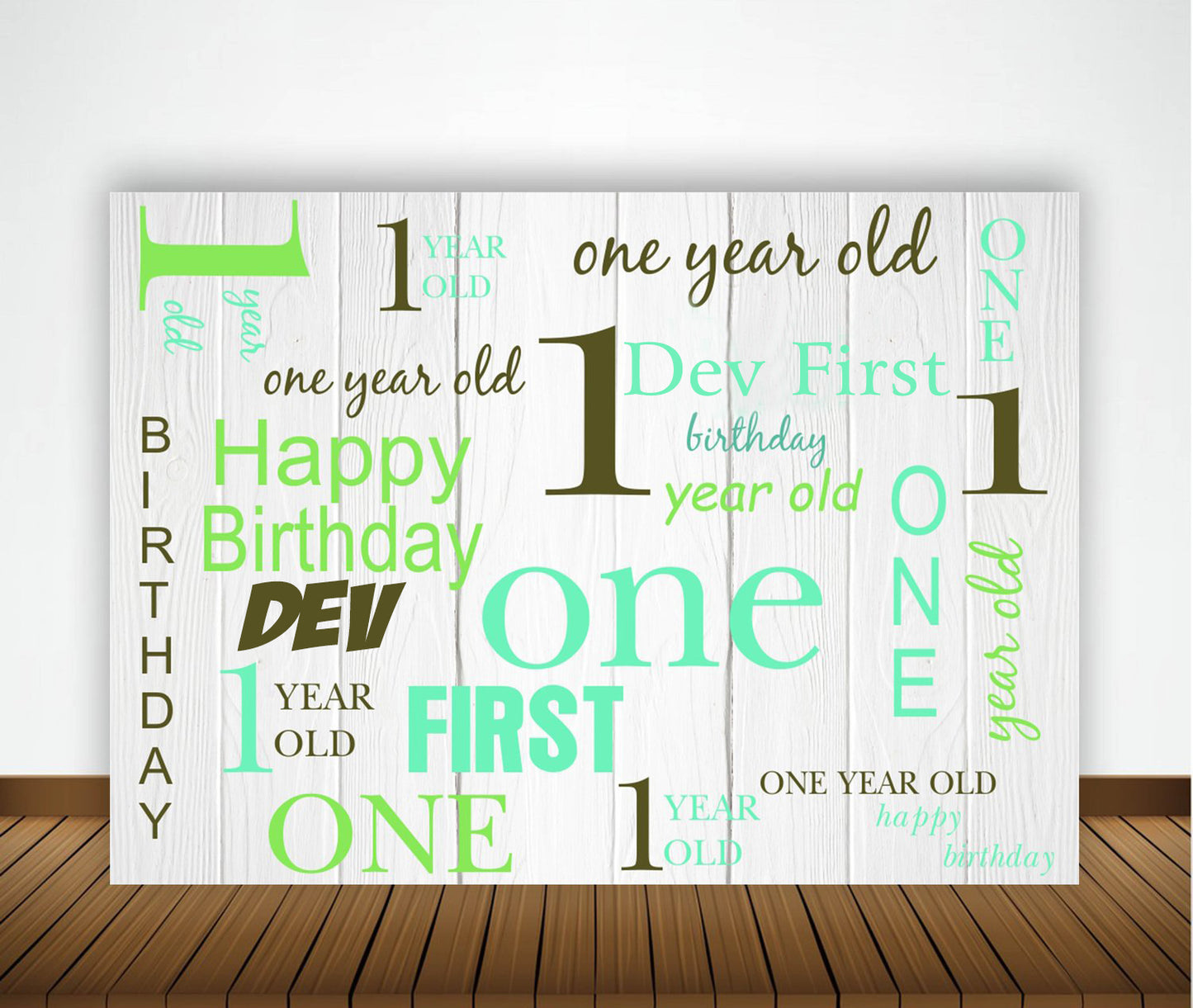 One is Fun Birthday Party Backdrop