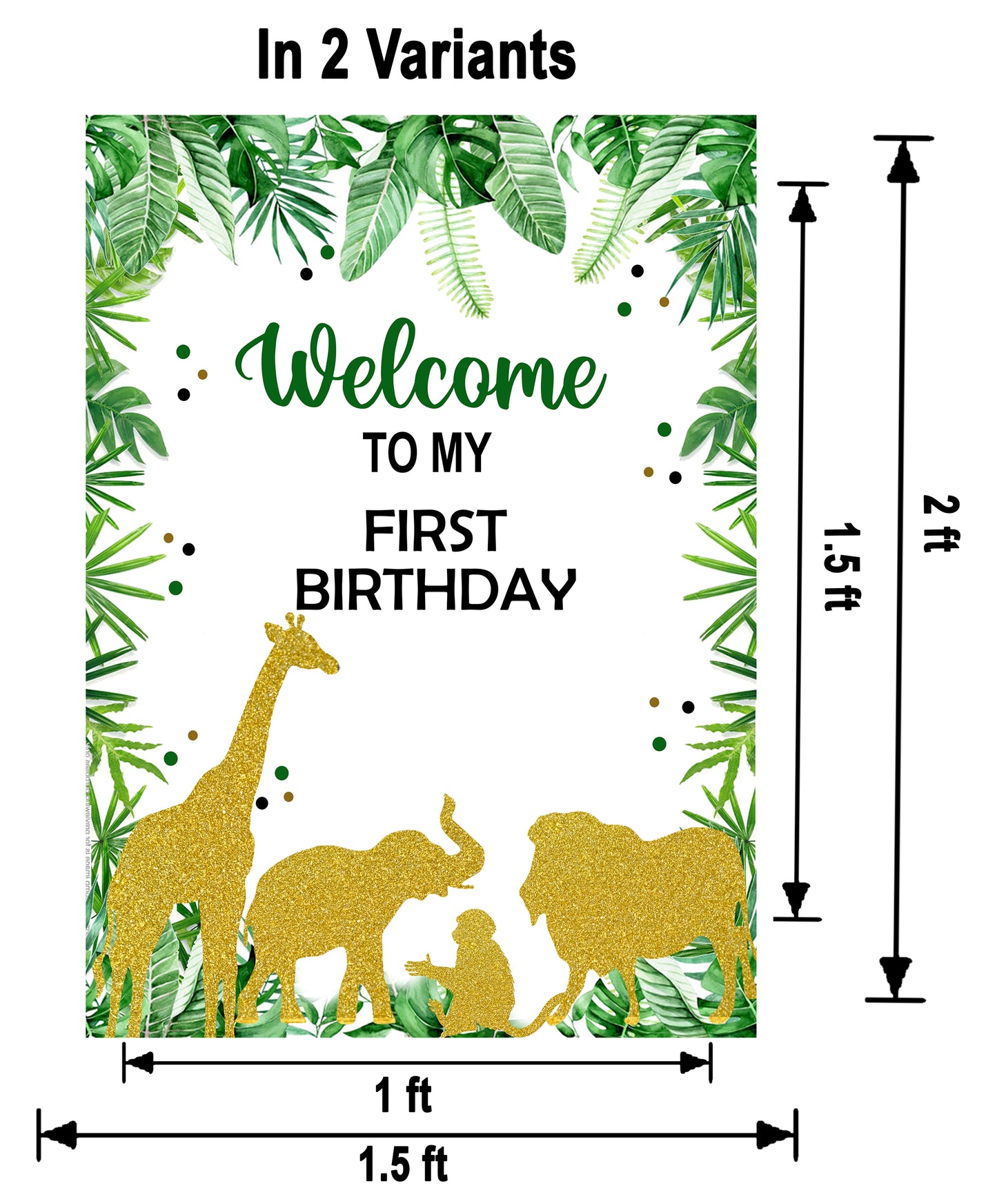 Wild One Birthday Party Welcome Board