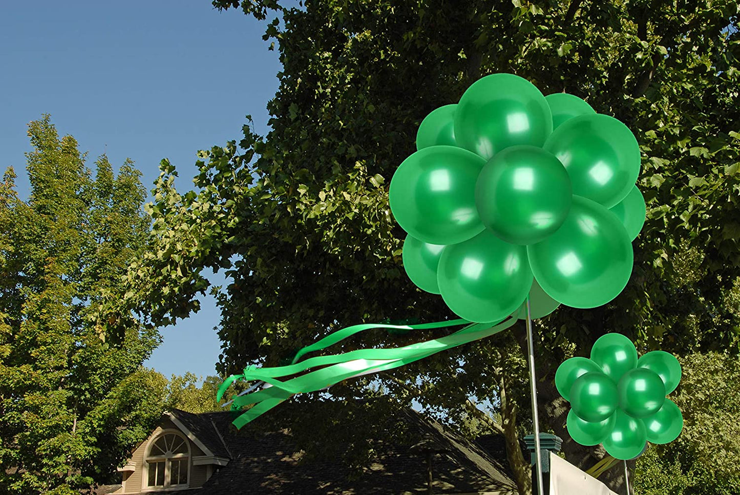 Green Metallic Party Balloons