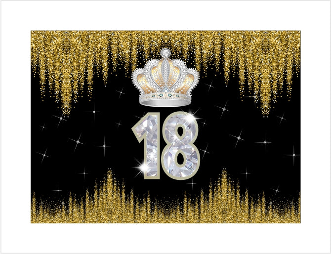 18th Birthday Party Backdrop