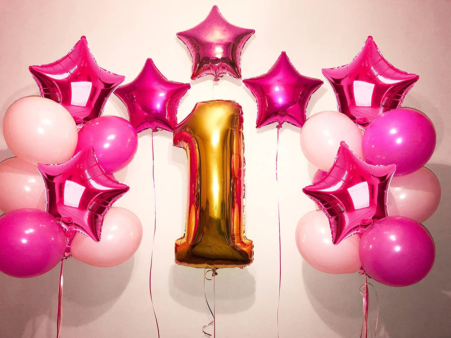 Pink Star Shape Foil Mylar Helium Balloon Birthday Party Decoration ,Foil Balloons