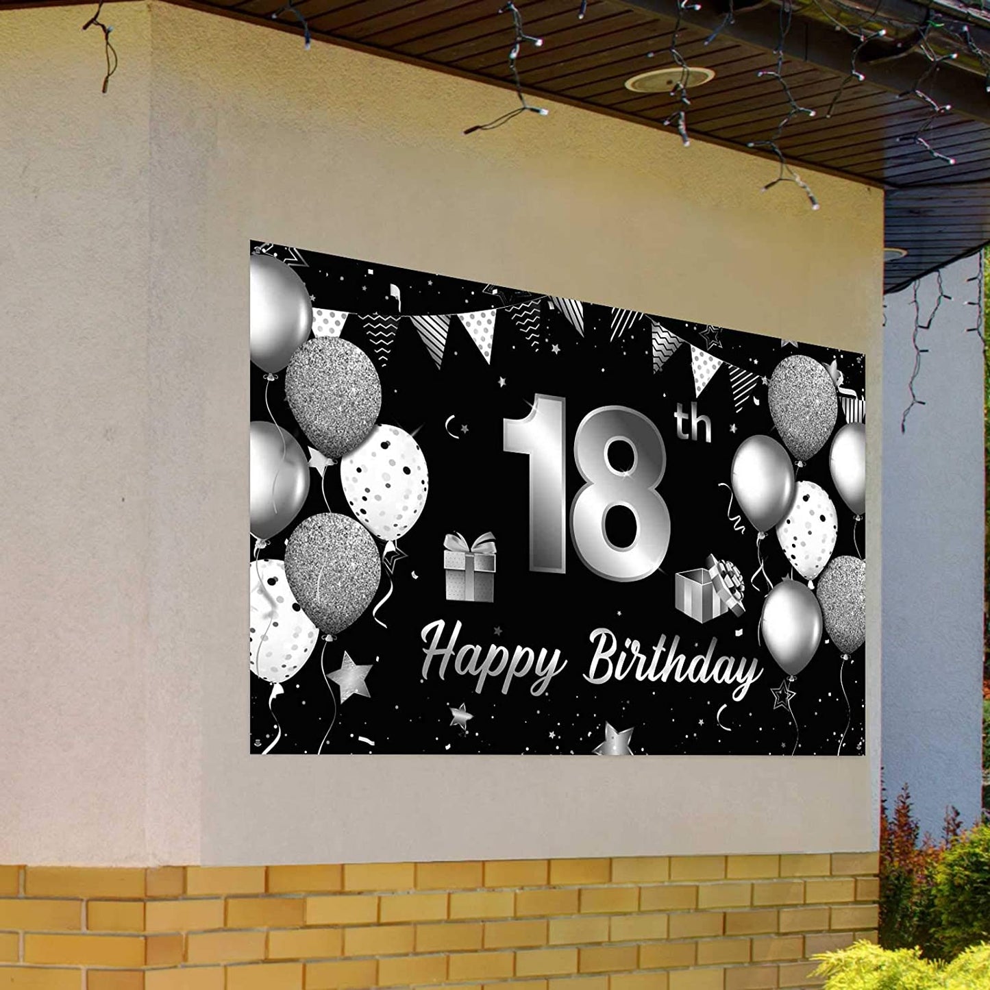 18th Birthday Party Backdrop