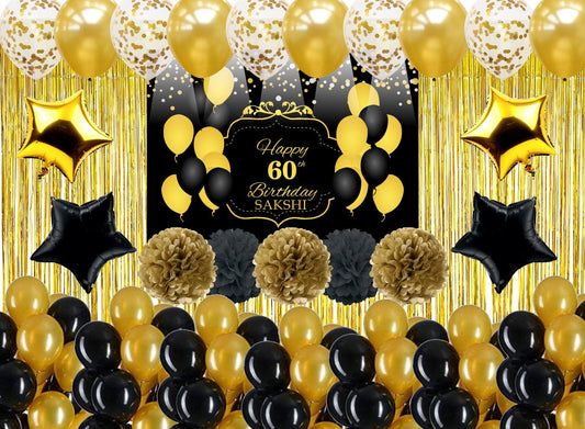 60th Birthday Party Complete Decoration Kit