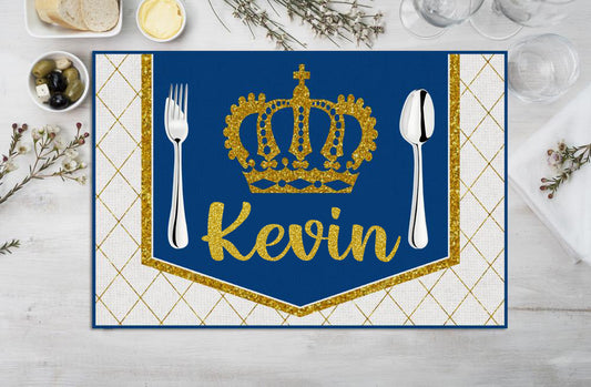 Prince Birthday Table Mats for Decoration