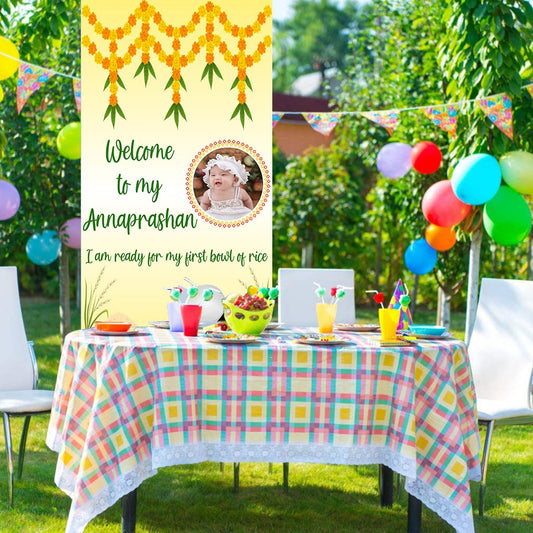 Annaprashan Welcome Banner Roll up Standee