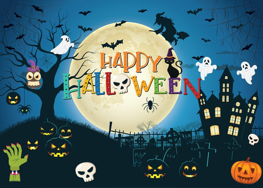 Halloween Party Decoration Backdrop