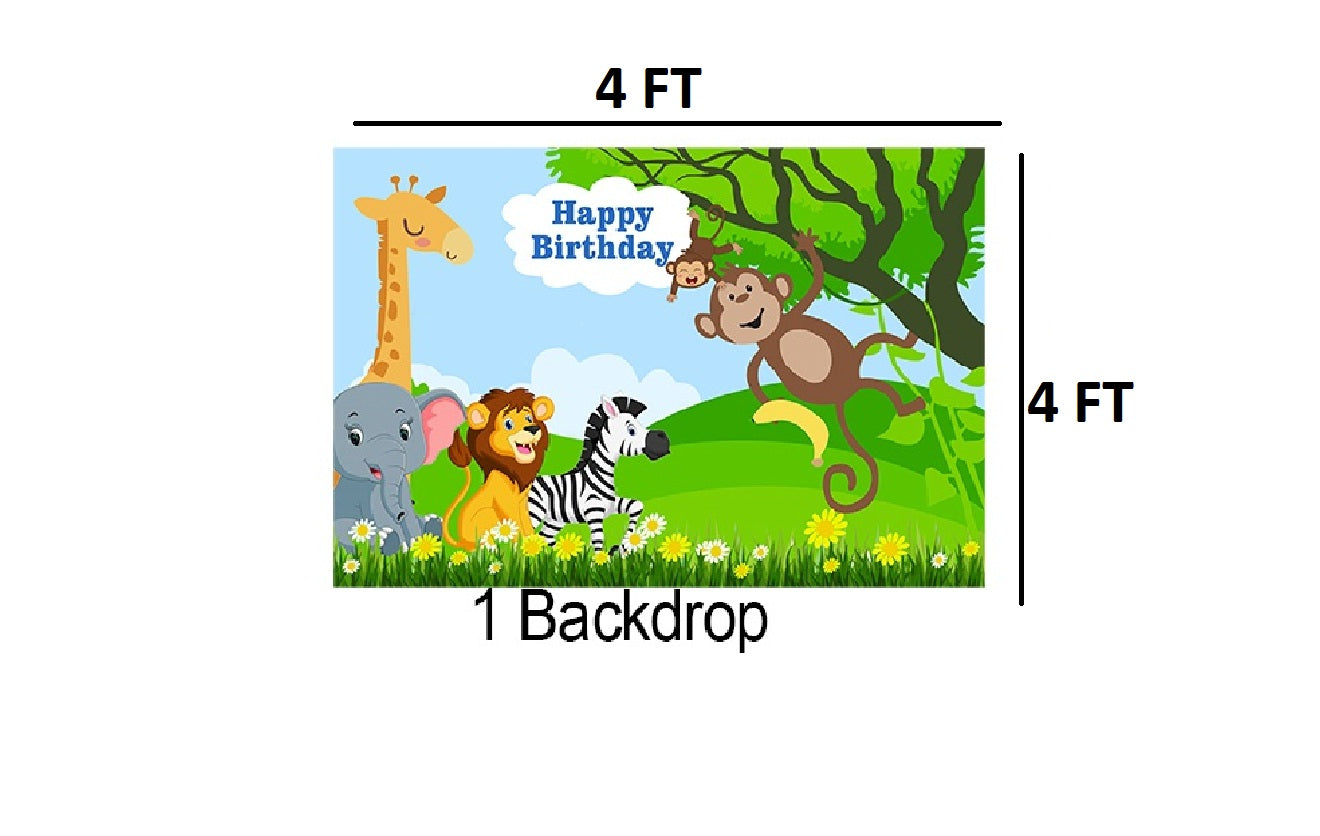Jungle Theme Birthday Party Complete Party Set
