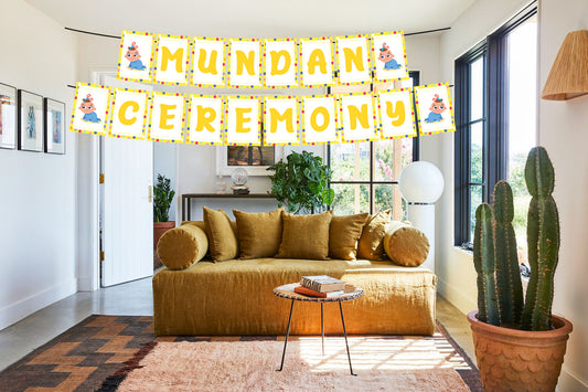 Mundan Ceremony/ First Haircut Boys Banner Decoration