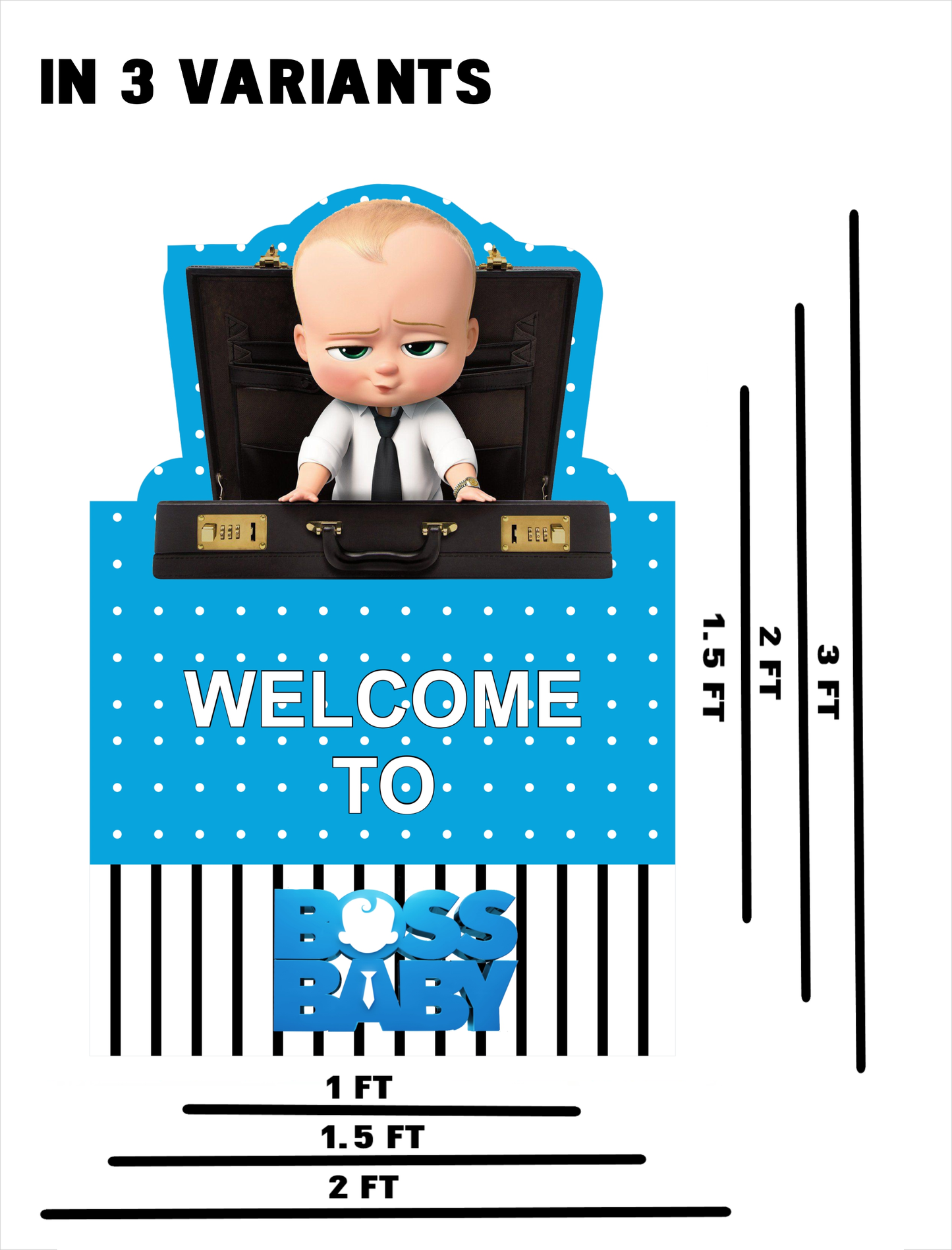 Boss Baby Theme Birthday Party Welcome Board