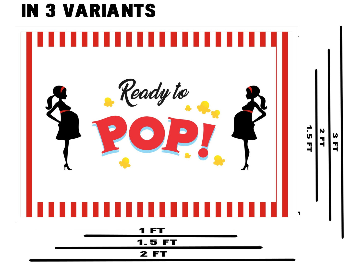 Ready to Pop Party Welcome Board