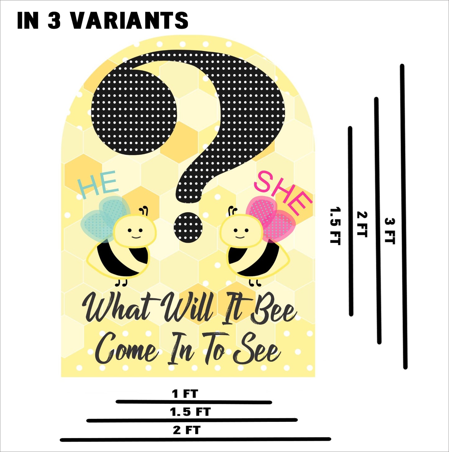 What It will BEE Party Welcome Board