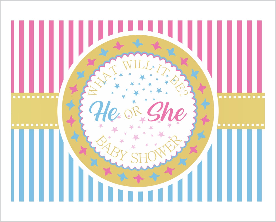 Baby Shower Party Backdrop
