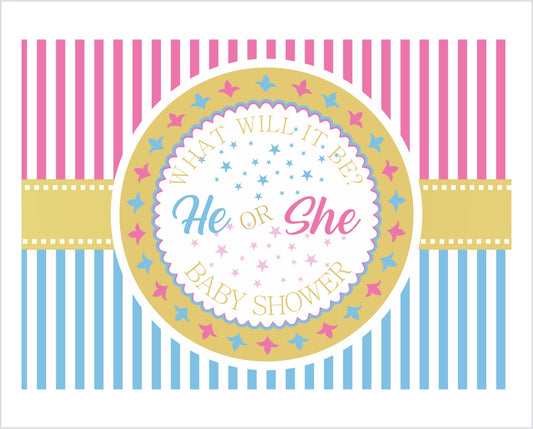 Baby Shower Party Backdrop