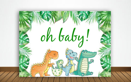 Jungle Theme Birthday Party Backdrop