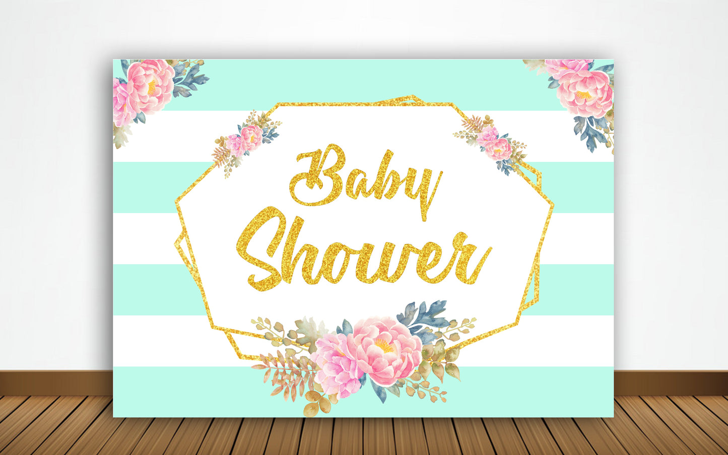 Oh Baby Party Backdrop