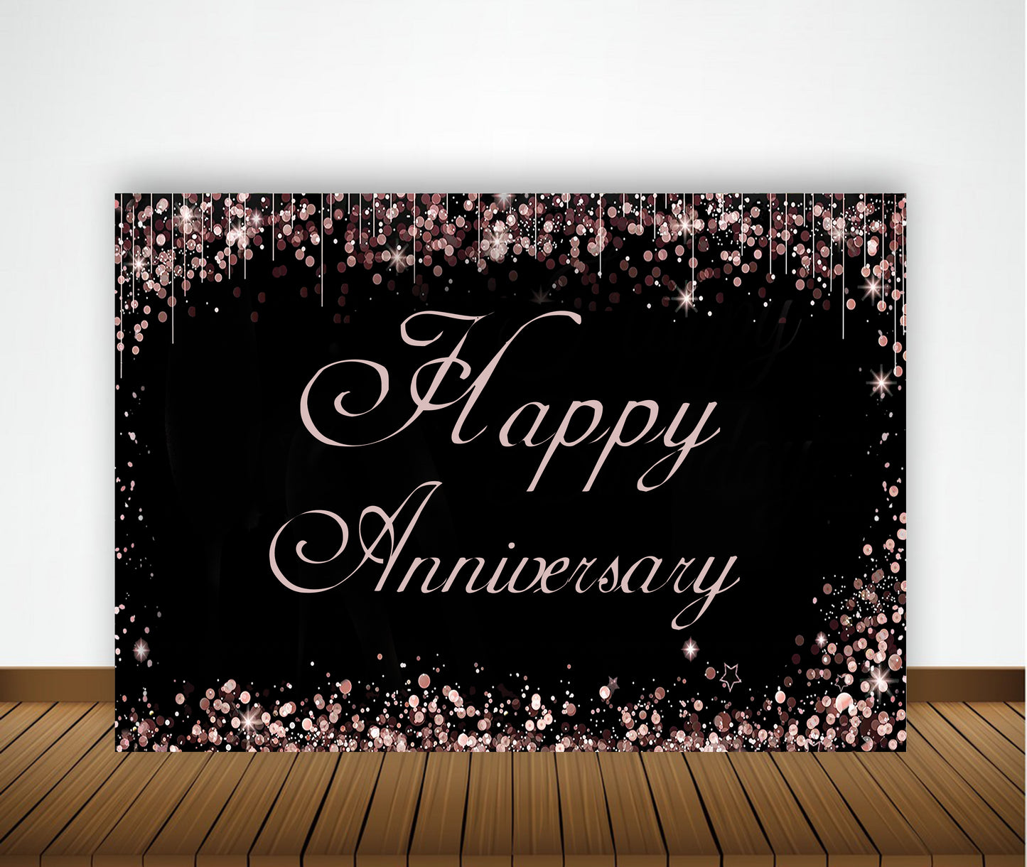 Anniversary Party Backdrop Banners for Couples