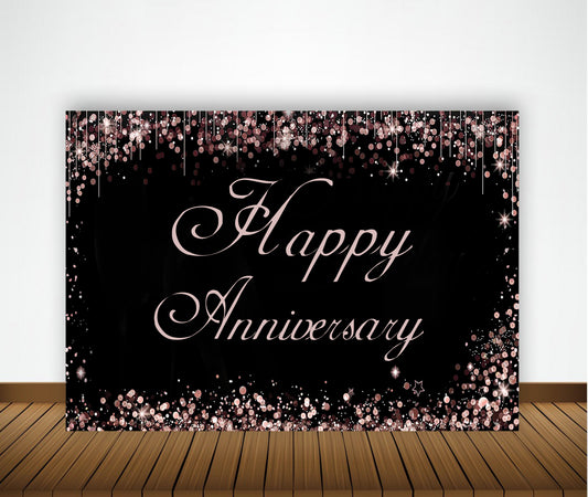 Anniversary Party Backdrop Banners for Couples