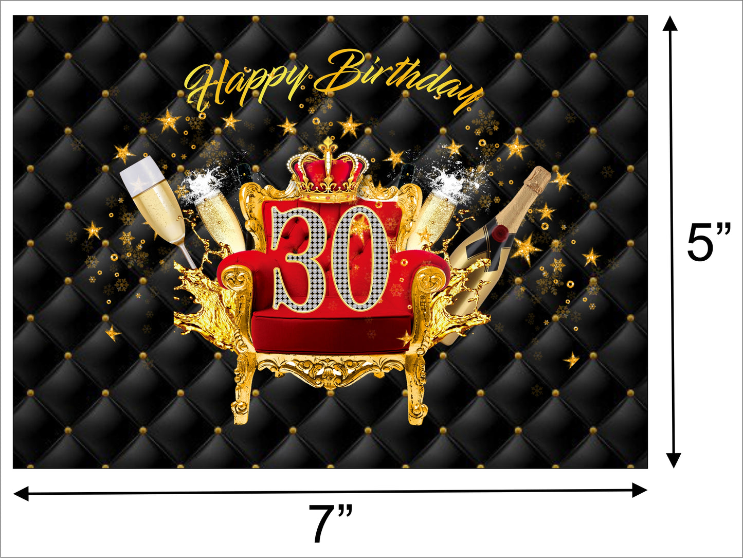 30th Birthday Party Backdrop