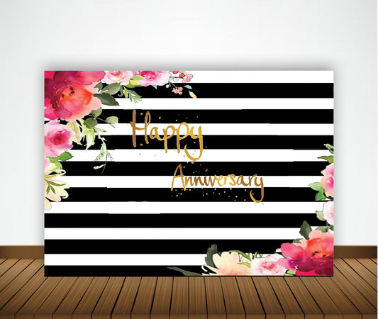 Anniversary Party Backdrop Banners for Couples