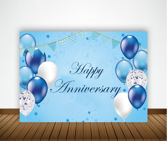 Anniversary Party Backdrop Banners for Couples