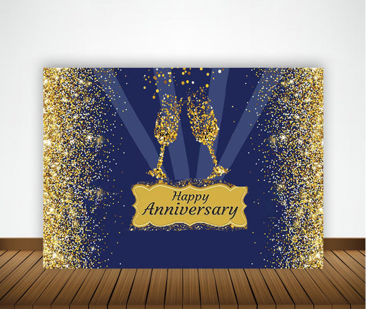 Anniversary Party Backdrop Banners for Couples