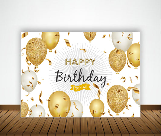 Joyful Birthday Party Backdrop