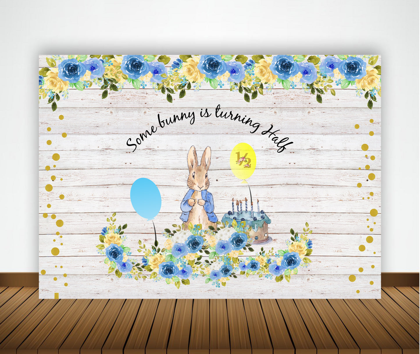 Half Birthday Backdrop For Kids Birthday Party