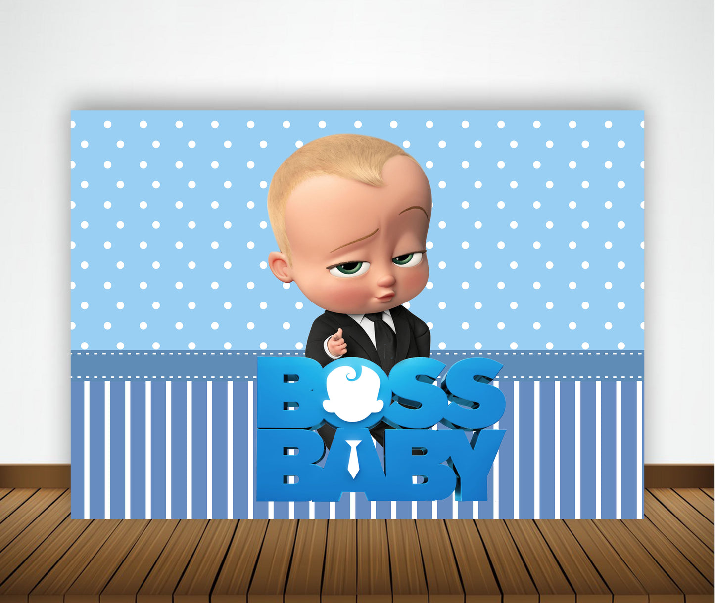 Boss Baby Theme Party Backdrop