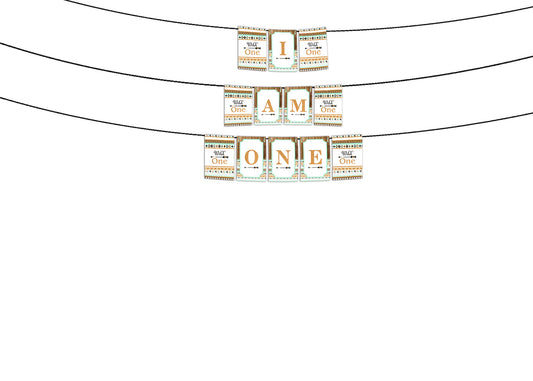 Wild One Birthday Party Banner for Decoration