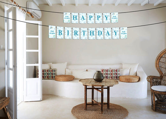 Airplane Theme Birthday Party Banner for Decoration