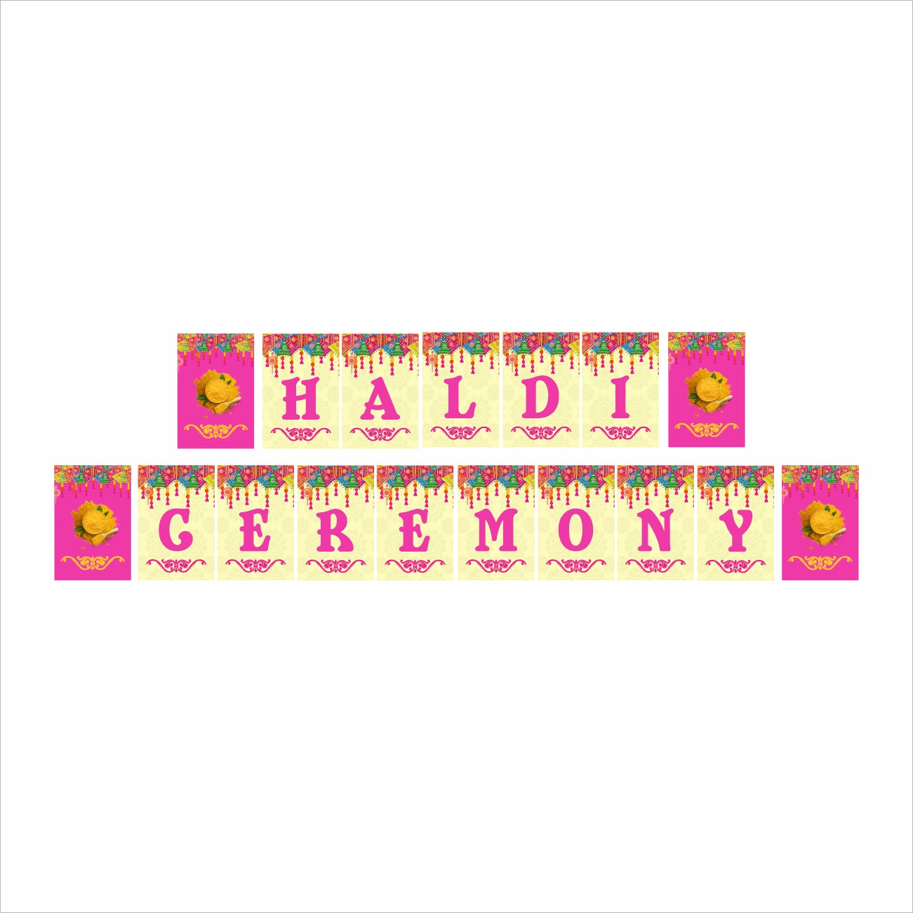 Haldi Theme Party Banner for Decoration