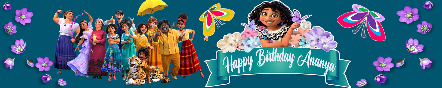 Encanto Theme Birthday Long Banner for Decoration